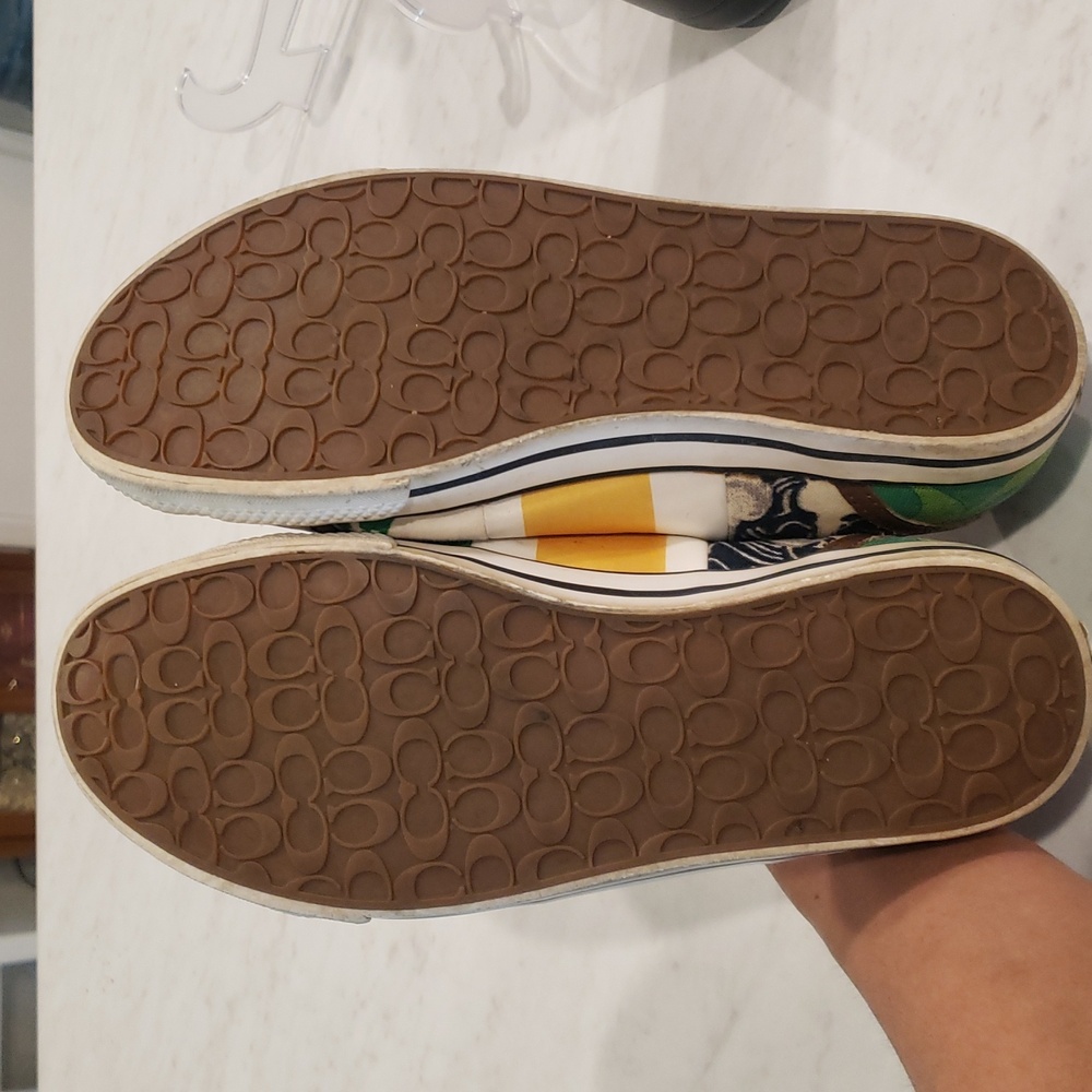 Coach Vintage Colorful Patchwork Shoes And Crossbody Bag 8.5 Shoes Small Bag - Picture 4 of 16